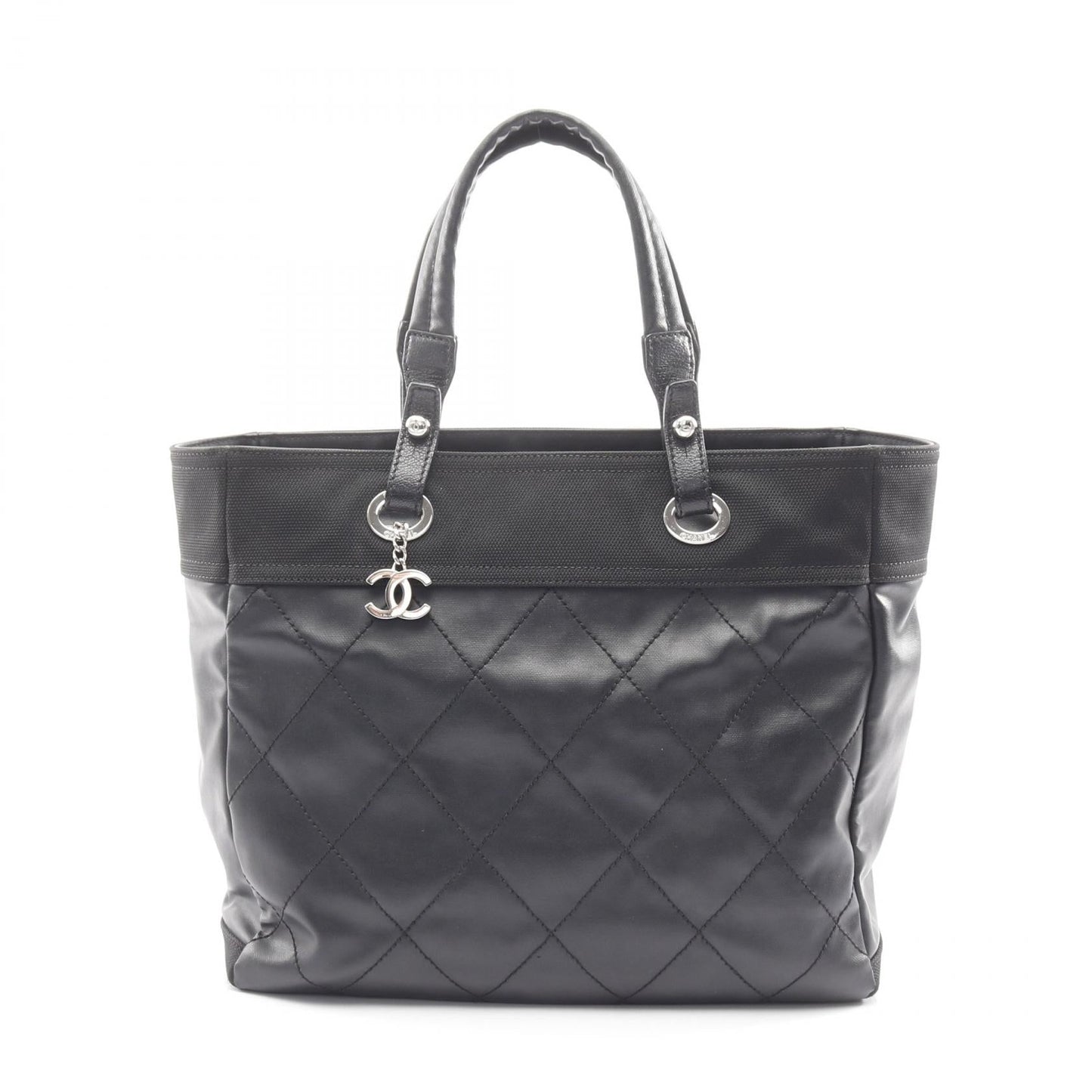 Chanel Paris Biarritz PVC Coated Canvas Tote Bag