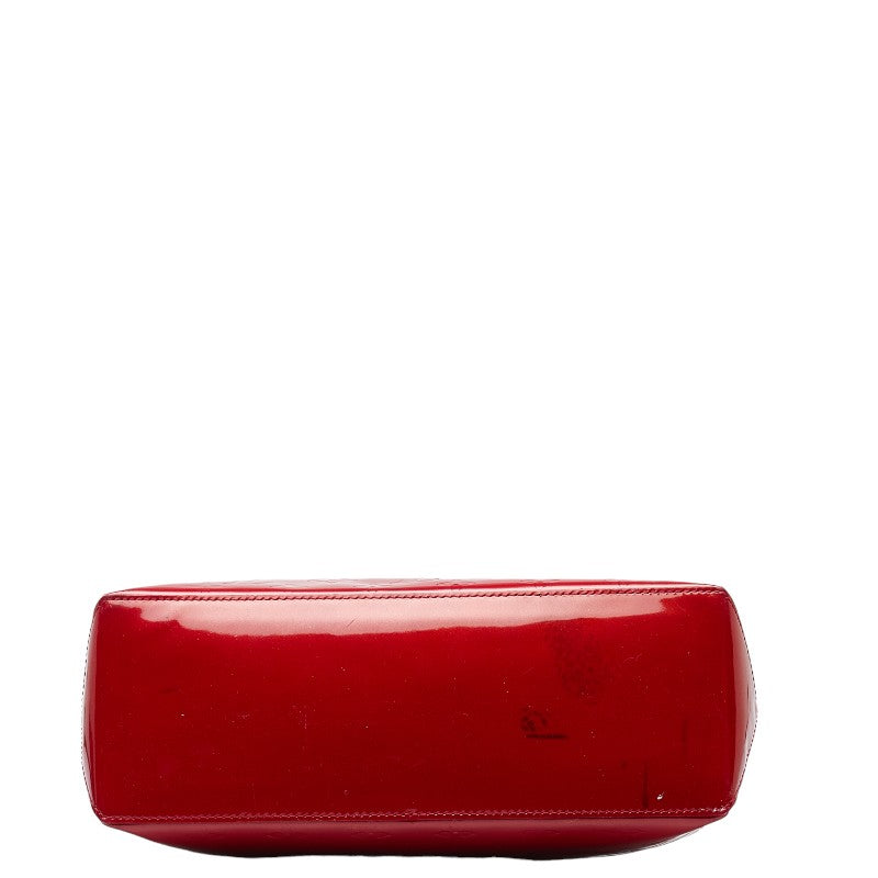 Louis Vuitton Monogram Verniss Wilshere PM Handbag M93642 Pompadour Red Patent Leather Louis Vuitton