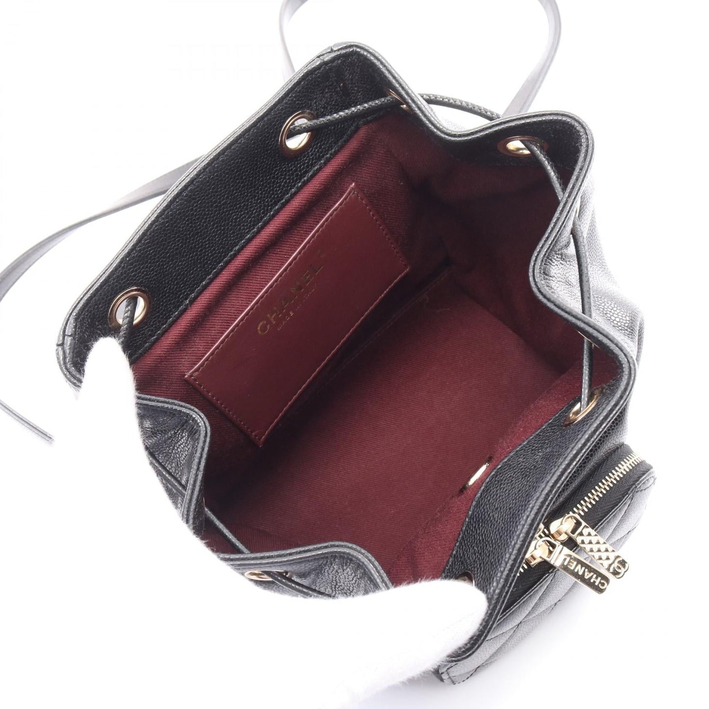 Chanel Matelassé Grained Calfskin Backpack