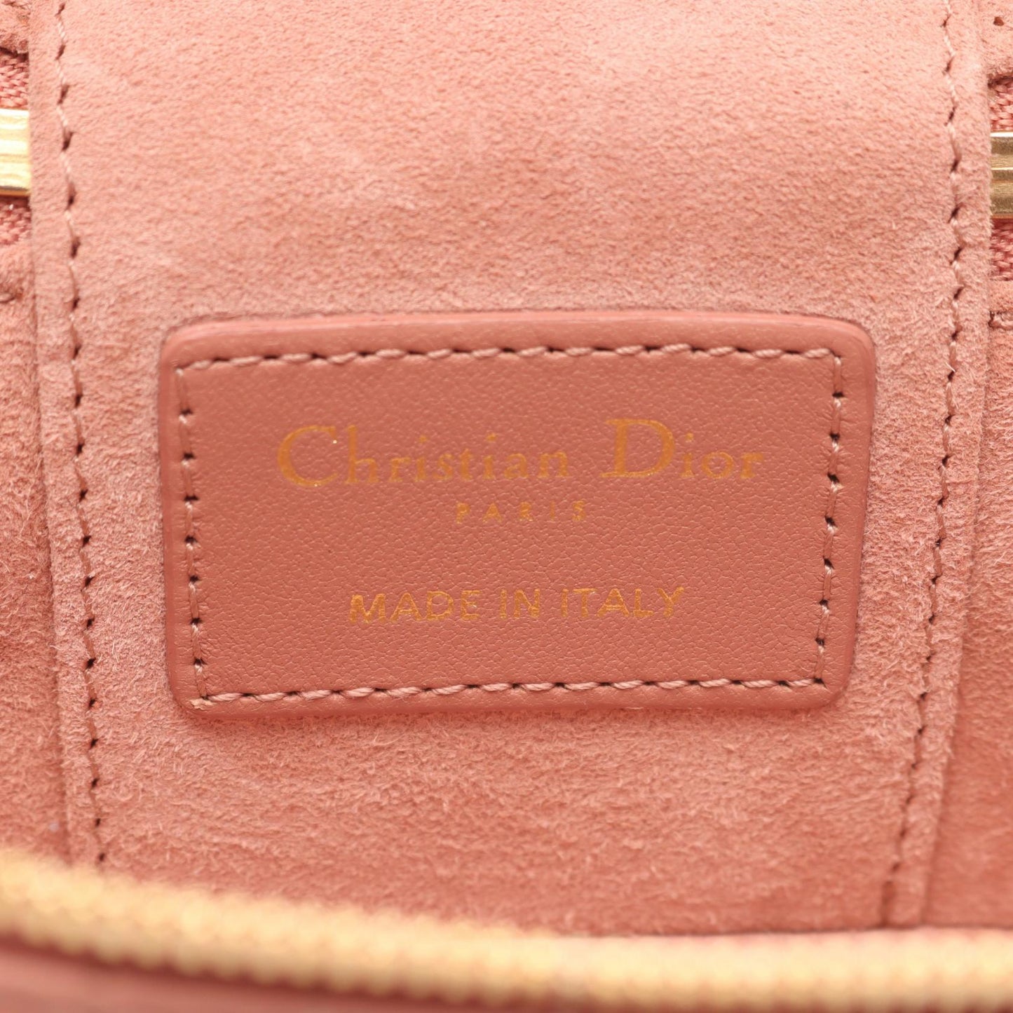 Dior Lady Dior Cannage Leather Handbag