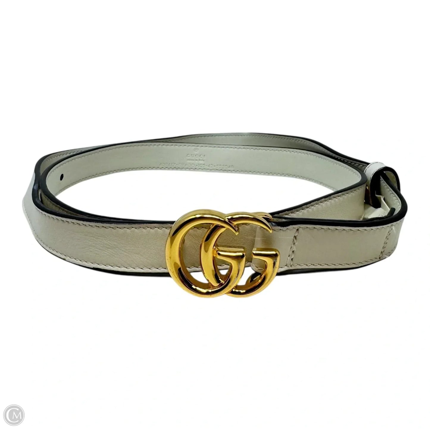 GG Marmont Thin Belt Luxury Designer By Gucci Size: Gucci 105, 42Â
