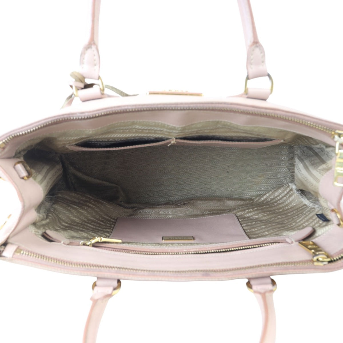 Prada Saffiano Lux Galleria Double Zip Tote Medium