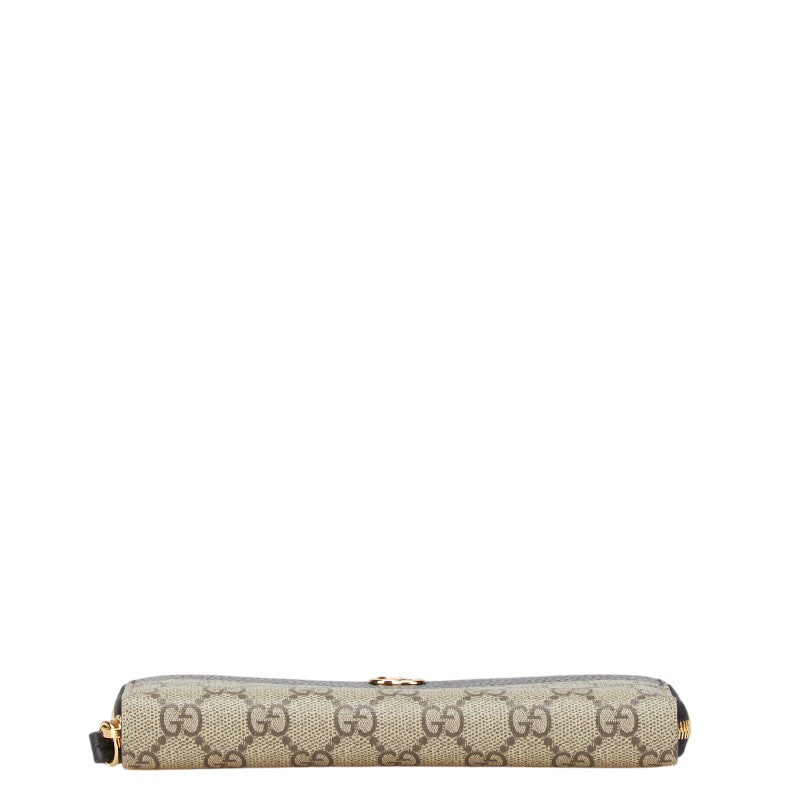 Gucci Double G GG Supreme Long Wallet