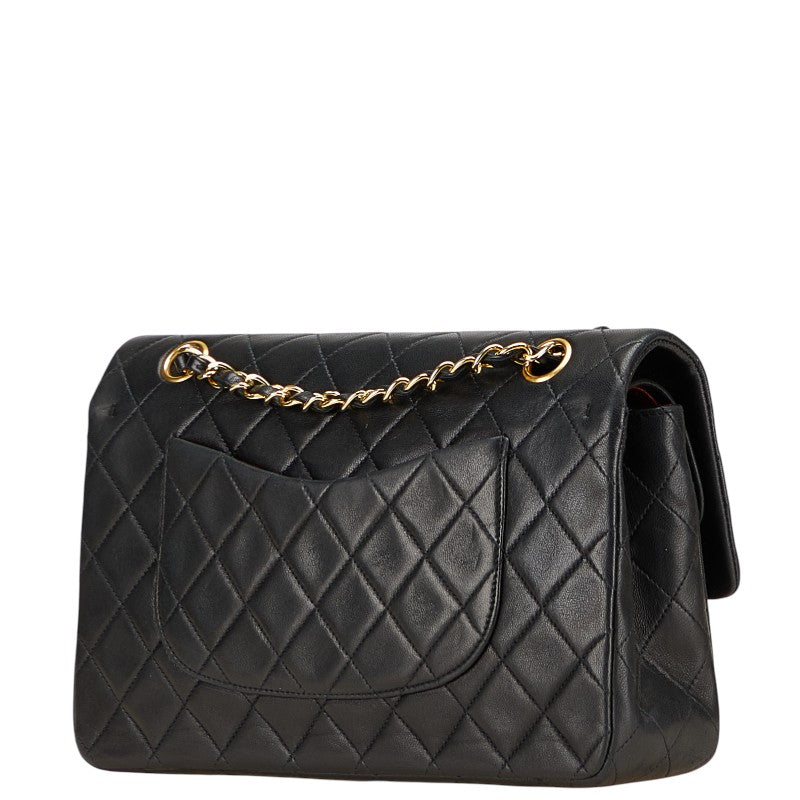 Chanel Matelasse Coco Mark W Flap Lambskin 2way bag
