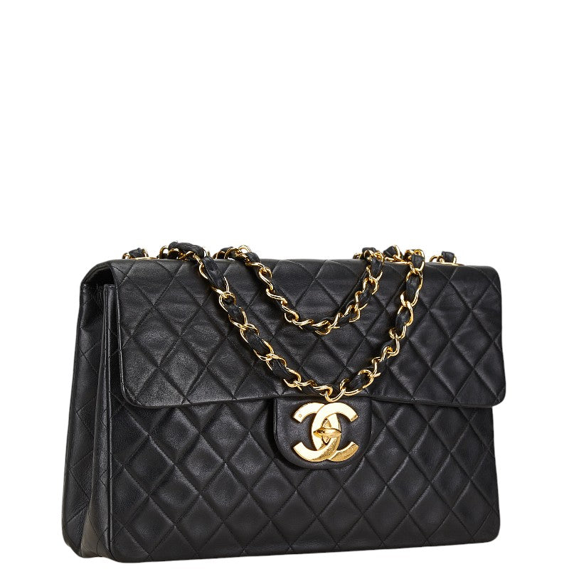 Chanel Coco Mark Matelasse Lambskin Shoulder Bag Classic Flap