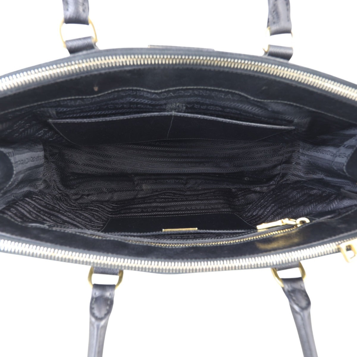 Prada Saffiano Lux Galleria Double Zip Tote Large
