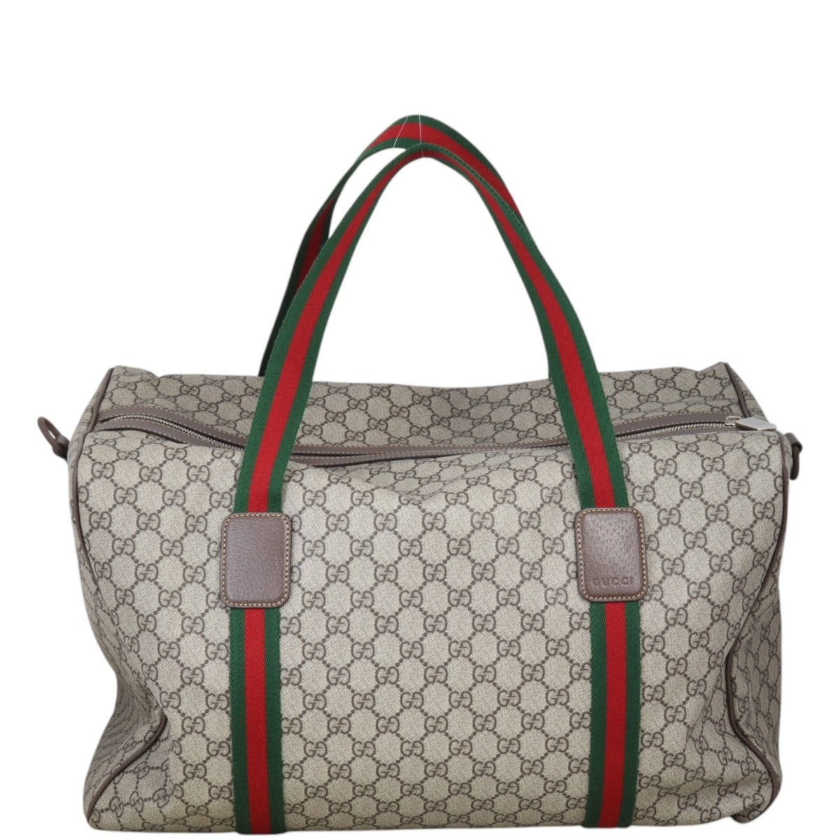 Gucci 10KTF GG Supreme Web Duffle Large