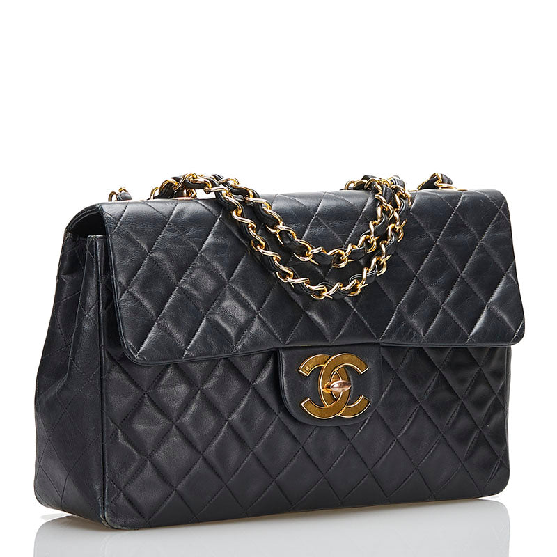 Chanel Matelasse Lambskin 2way Shoulder Bag Classic Flap