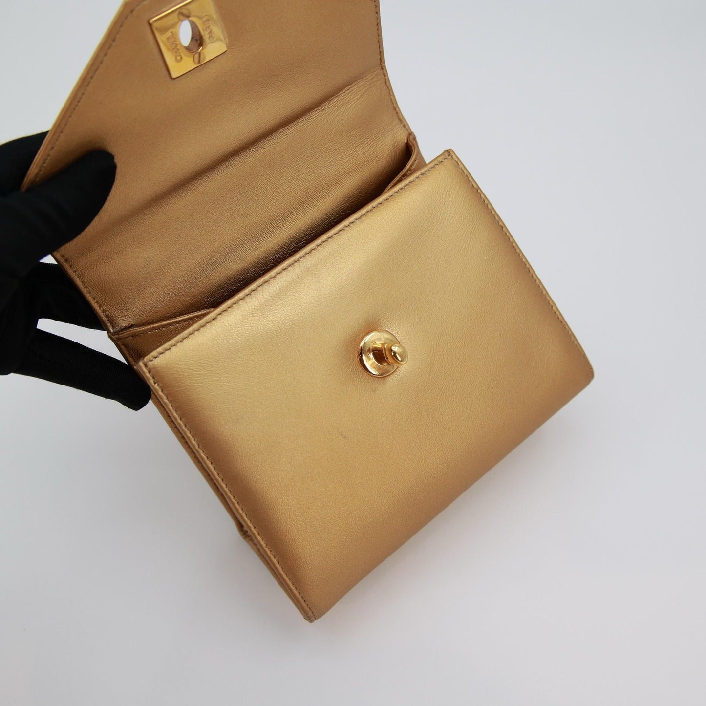 Chanel Gold Mini Kelly