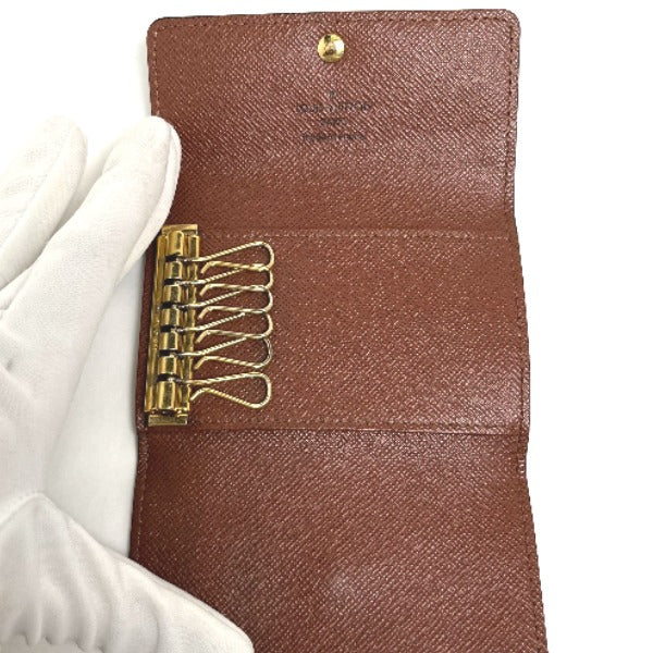 LOUIS VUITTON Key case Key holder Monogram canvas Brown Key case Key holder for 6 pieces Monogram Multicles6 unisex(Unisex)