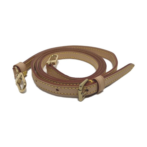 LOUIS VUITTON Shoulder strap Nume leather beige strap Adjustable Women