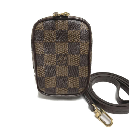 LOUIS VUITTON Pouch Damier canvas Brown Etui / Okapi PM Damier Pouch mens(Unisex)