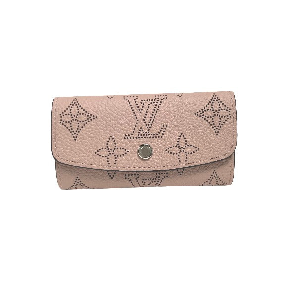 LOUIS VUITTON Key case Key holder Monogram Mahina Magnolia Key case for 4 Key holder Mahina Multicles4 unisex(Unisex)