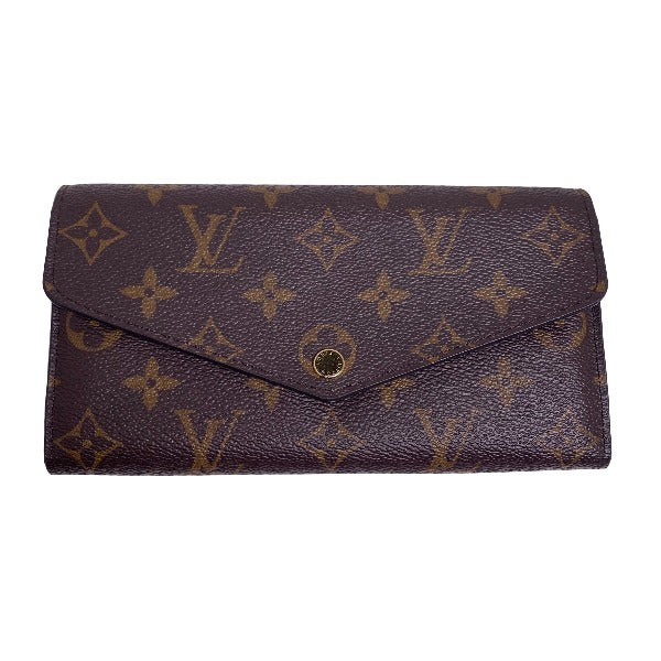 LOUIS VUITTON Long Wallet Purse M60531 Monogram canvas Brown Monogram Portefeuille Sara Women