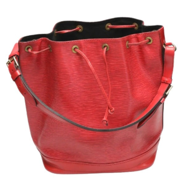 LOUIS VUITTON Shoulder Bag Epi Leather Castarian red Drawstring type Epi Petit Noe Women