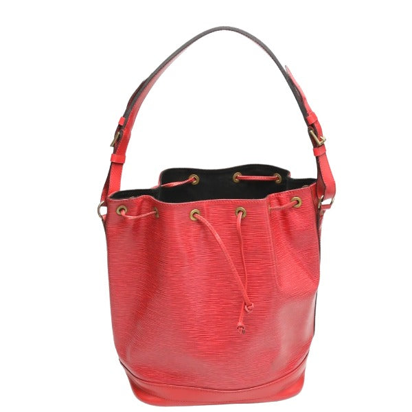 LOUIS VUITTON Shoulder Bag Epi Leather Castarian red Drawstring type Epi Petit Noe Women