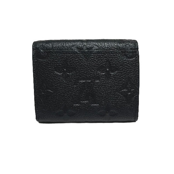 LOUIS VUITTON Tri-fold wallet M62935 Monogram Ann Platt Noir Coin purse with Card Case Monogram Unplant Portefeuille Zoe Women