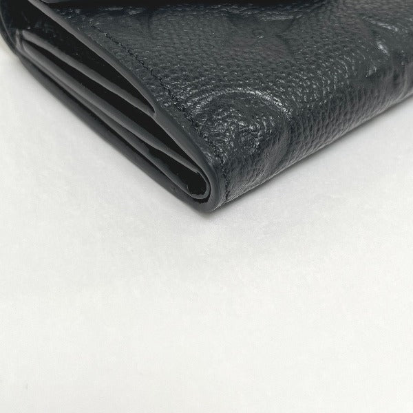 LOUIS VUITTON Tri-fold wallet M62935 Monogram Ann Platt Noir Coin purse with Card Case Monogram Unplant Portefeuille Zoe Women