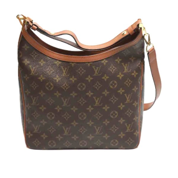 LOUIS VUITTON Shoulder Bag Monogram canvas Brown Shoulder Bag Monogram reverse Hobo Dauphine MM Women