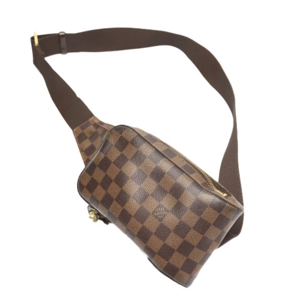 LOUIS VUITTON Sling bag N51994 Damier canvas, leather Brown Waist pouch Damier Geronimos unisex(Unisex)