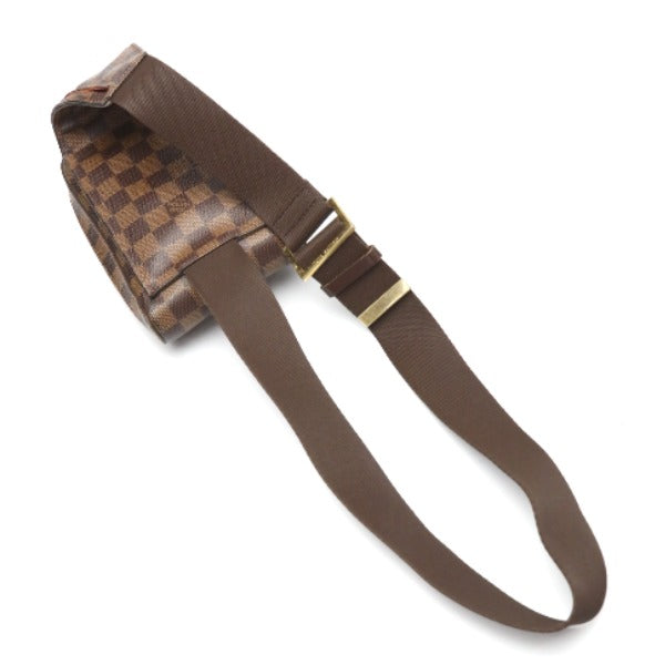 LOUIS VUITTON Sling bag N51994 Damier canvas, leather Brown Waist pouch Damier Geronimos unisex(Unisex)