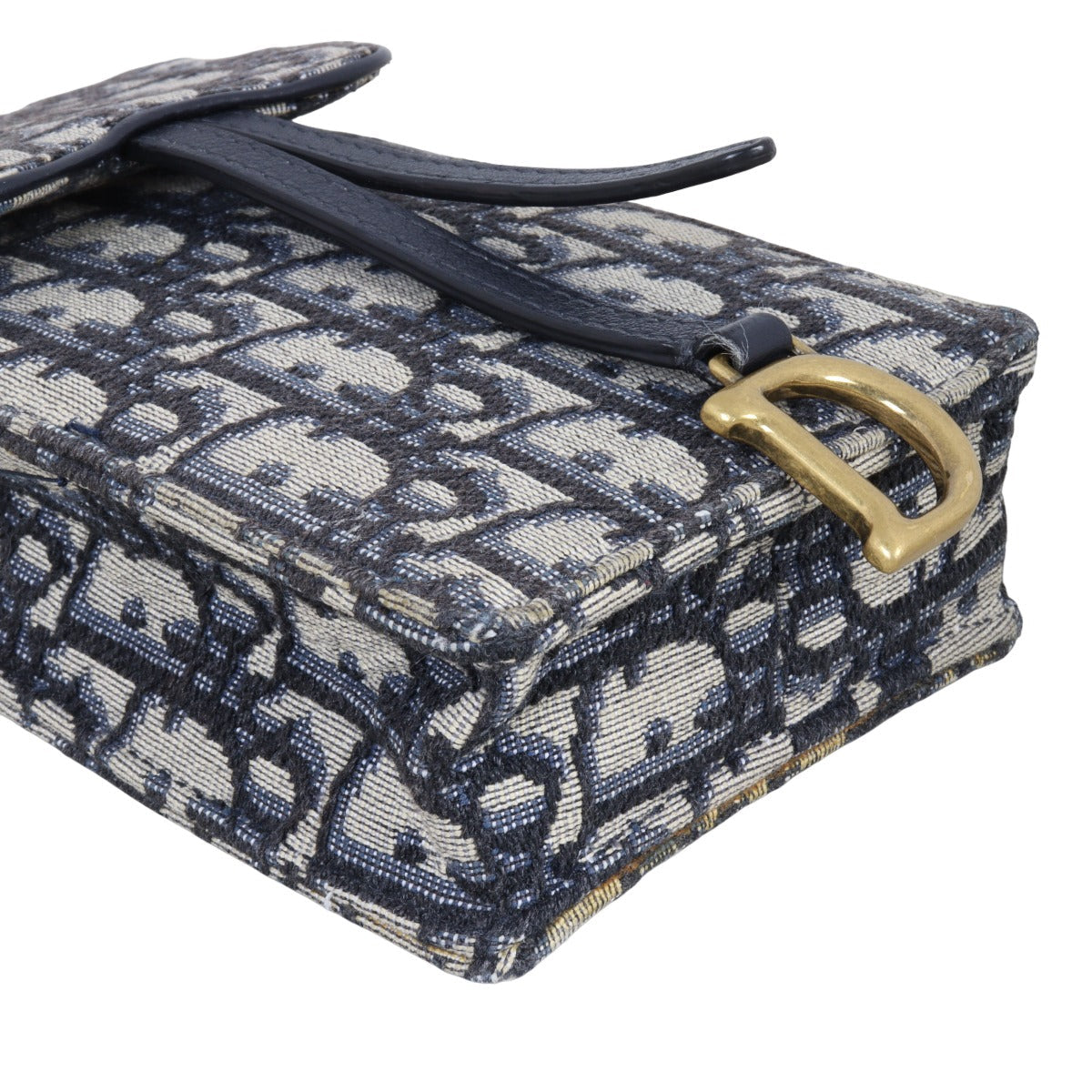 Dior Vertical Saddle Pouch Oblique
