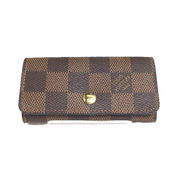 LOUIS VUITTON Key case Key holder Damier canvas Brown Key case for 4 Key holder Damier Multicles4 unisex(Unisex)