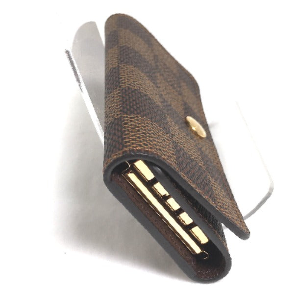 LOUIS VUITTON Key case Key holder Damier canvas Brown Key case for 4 Key holder Damier Multicles4 unisex(Unisex)