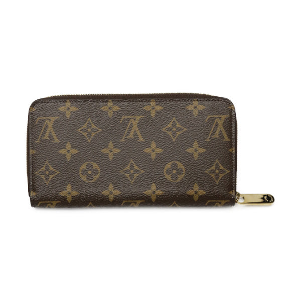 LOUIS VUITTON Long Wallet Purse M41894 Monogram canvas Rose valerine Zippy wallet Monogram Zip Around Women(Unisex)