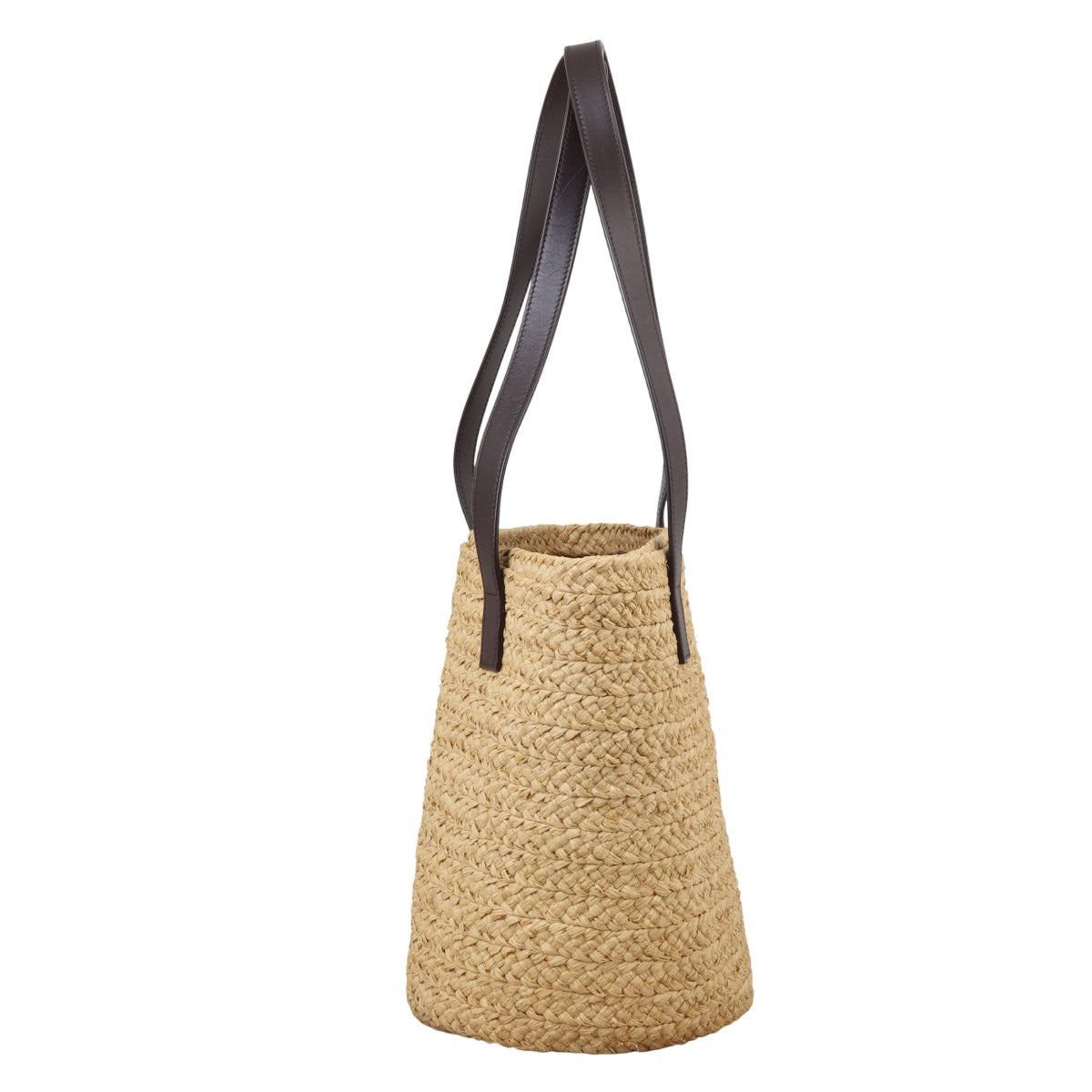 Saint Laurent Panier Raffia Tote