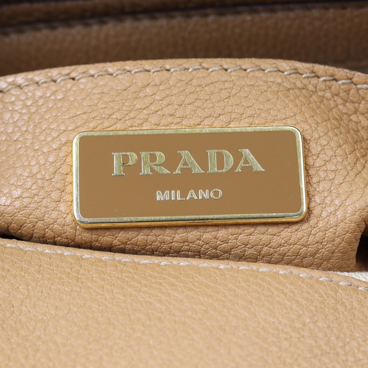 Prada Vitello Grain Two Way Tote
