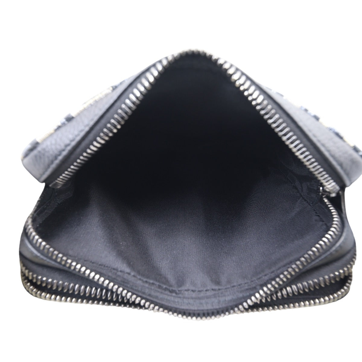 Dior Double Zip Pouch with Strap Oblique