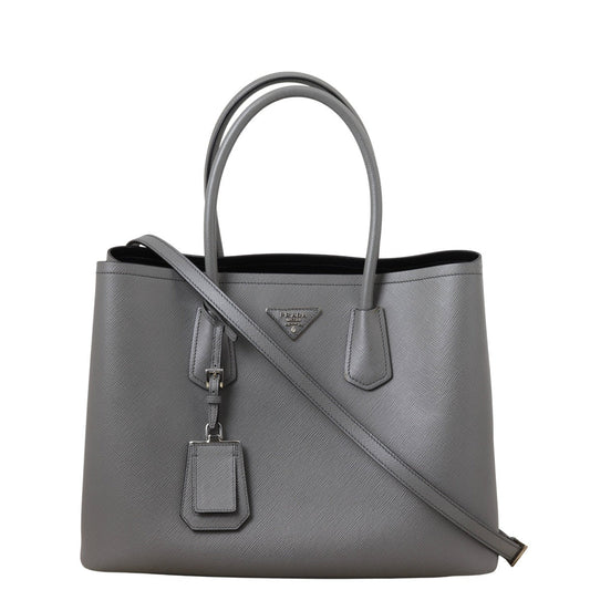Prada Saffiano Cuir Double Bag Large