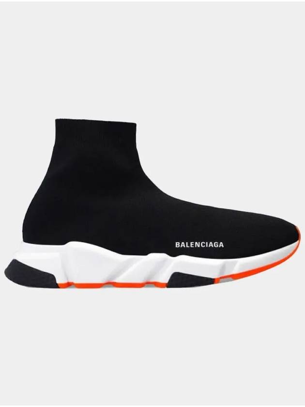Luxury Balenciaga Trending 2026 Speed Runner High Top Sneakers Black Orange