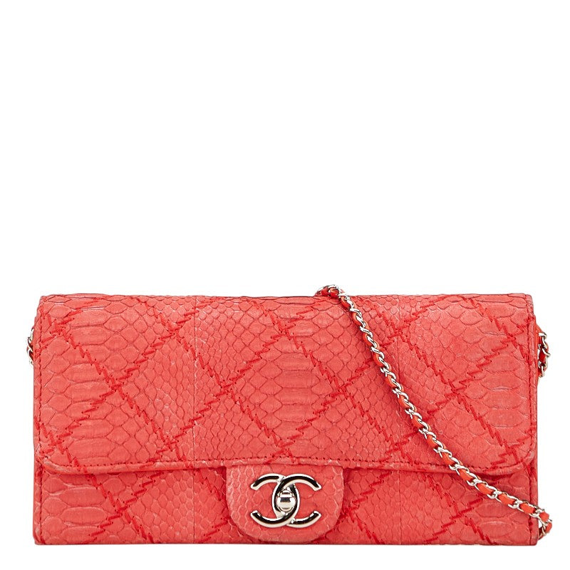 Chanel Ultra Stitch Python Shoulder Bag
