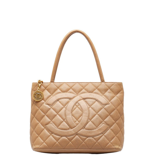Chanel Coco Matelasse Caviar Skin Tote Bag