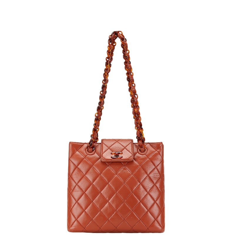 Chanel Coco Mark Matelasse Lambskin Shoulder Bag