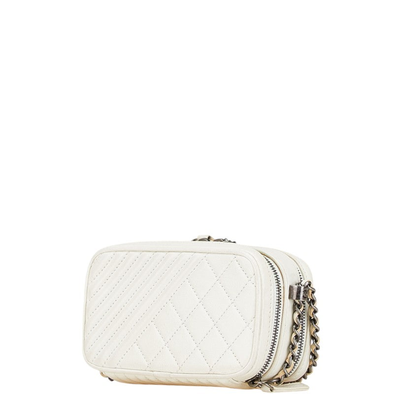 Chanel Boy Chanel Coco Mark Lambskin Shoulder Bag Classic Flap