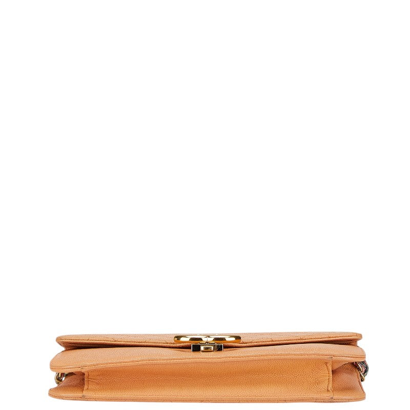 Chanel Half Coco Caviar Skin Shoulder Bag Classic Flap