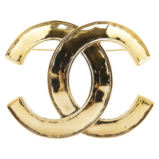 Chanel Gold Plated Coco Mark Brooch 94P Classic Flap Tote