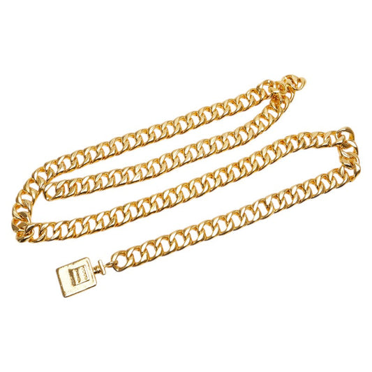 Chanel Logo Parfum Chain Belt Classic Flap Tote