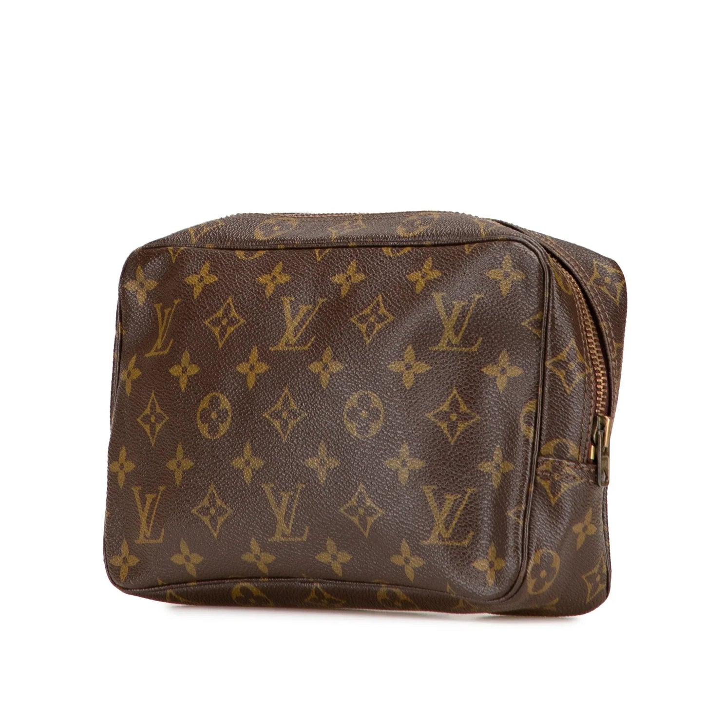Brown Louis Vuitton Monogram Trousse Toilette 23 Clutch Bag