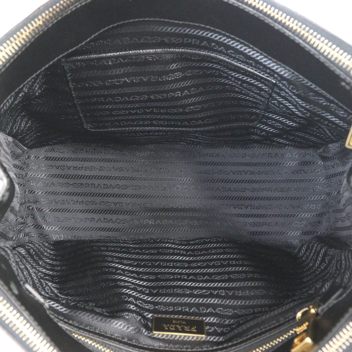 Prada Saffiano Lux Galleria Double Zip Tote Small