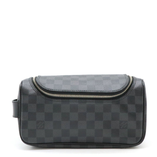 Louis Vuitton Damier Graphite Toiletry Pouch Clutch Bag N47625