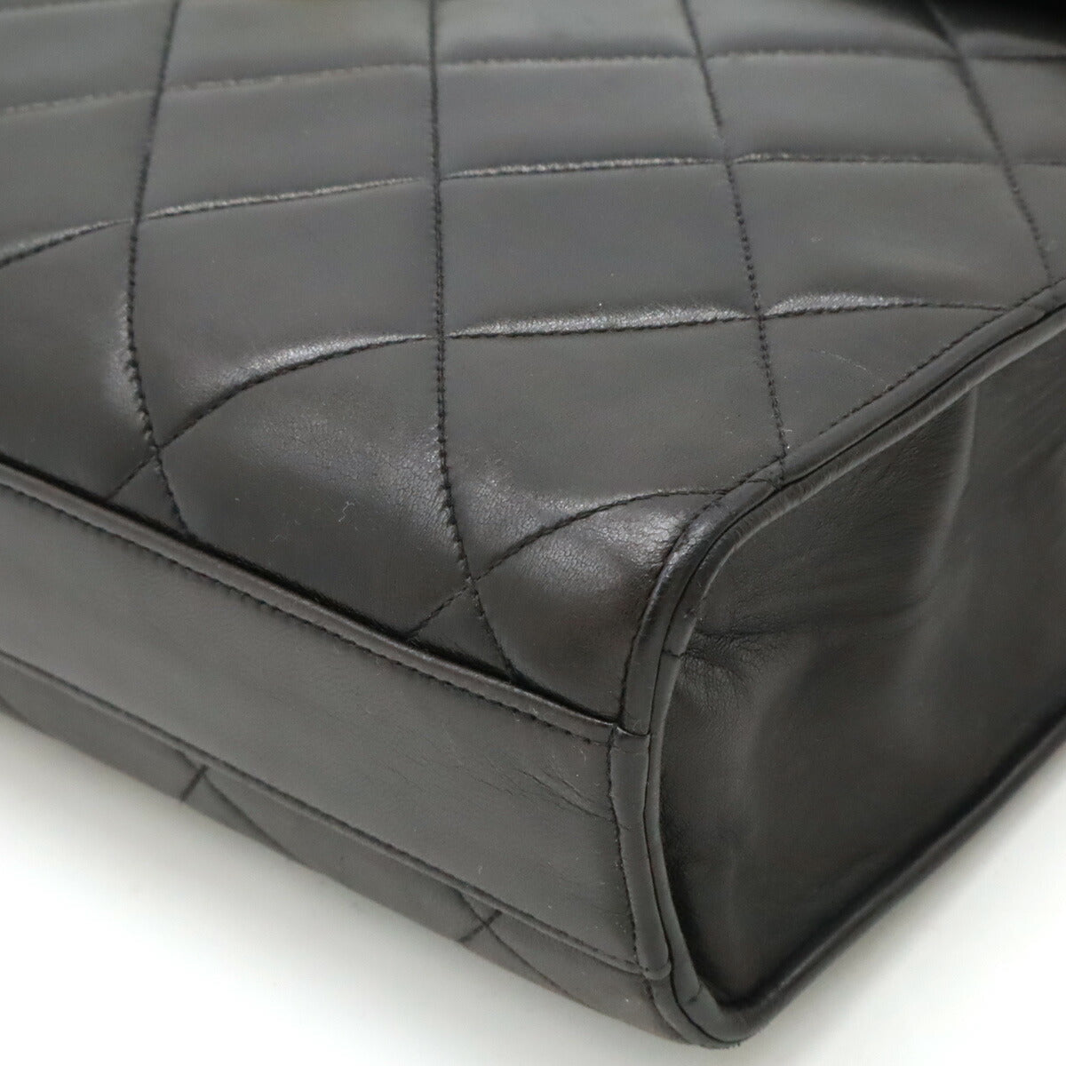Chanel Leather Matelasse Coco Mark Briefcase Classic Flap Tote