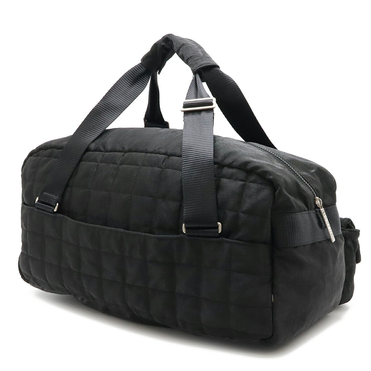 Chanel Nylon Sports Line Choco Bar 2way Travel Bag Classic Flap