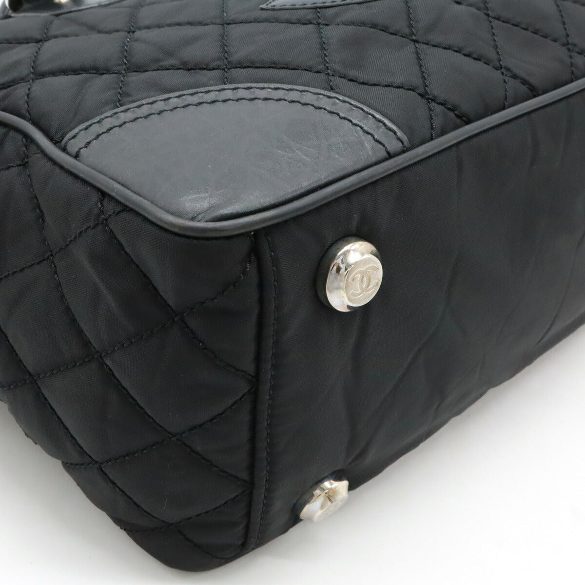 Chanel Nylon Canvas/Leather Matelasse 2way Bag Classic Flap