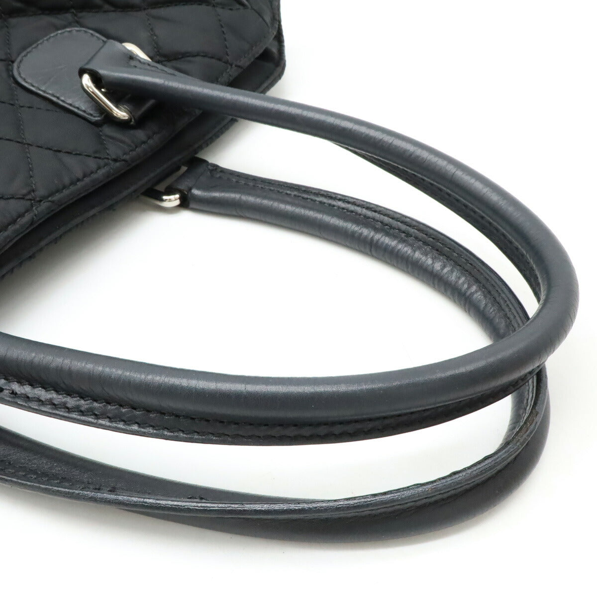 Chanel Nylon Canvas/Leather Matelasse 2way Bag Classic Flap