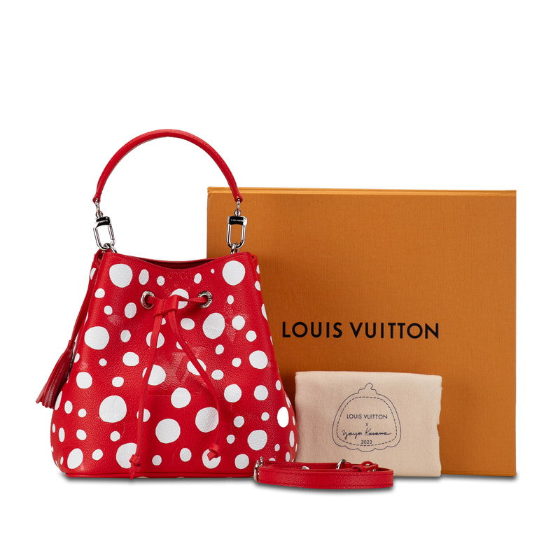 Louis Vuitton LVYK  Monogram Implant Neonooe BB Japan Limited Model Handbag Shoulder Bag 2WAY M46413 Red White Leather  Louis Vuitton
