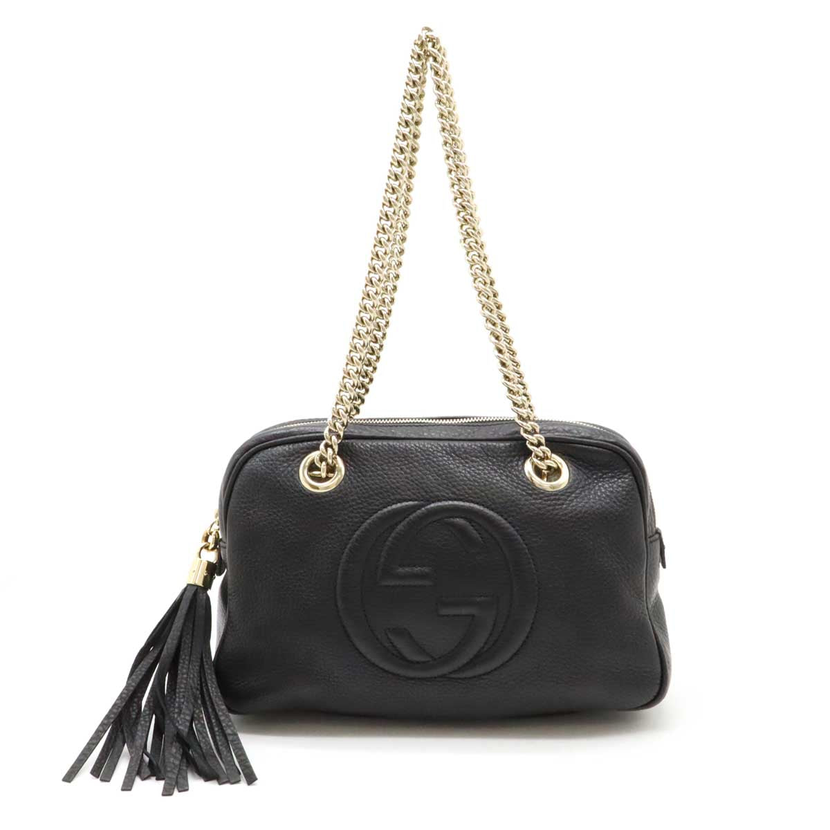 Gucci Leather Soho Interlocking G Chain Shoulder Bag 308983 Shoulder Bag